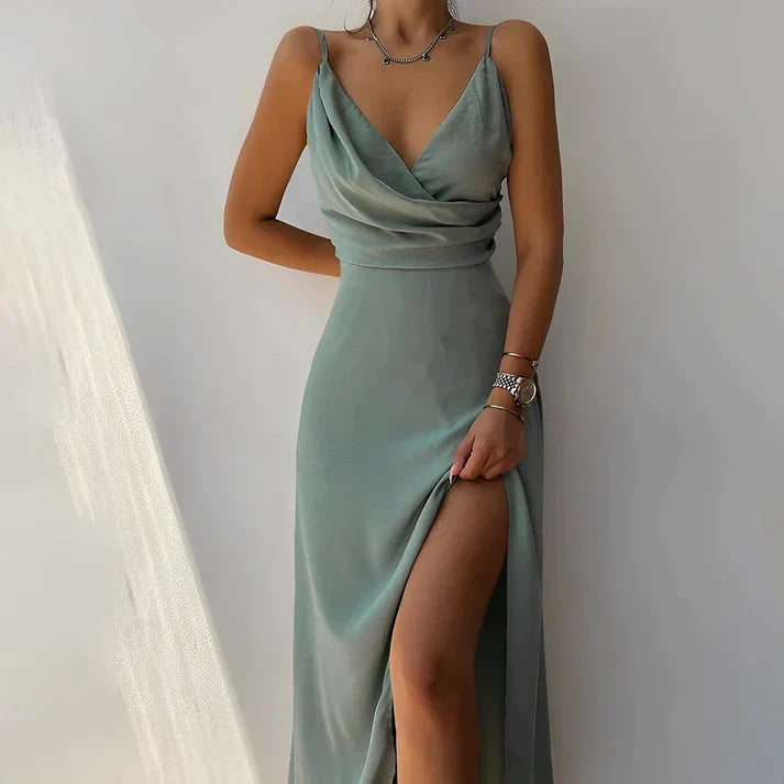 Kvinders Kjole Elegant Flatterende 100% Polyester-3