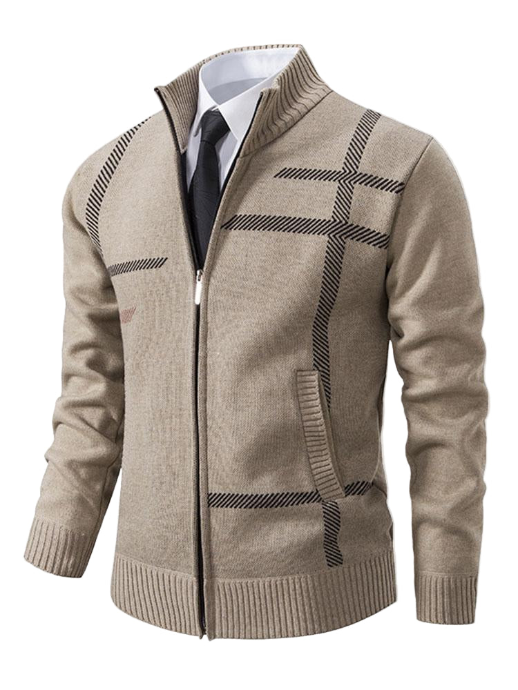 Herre Blazer Jakke Urban Casual Med Lynlås 0