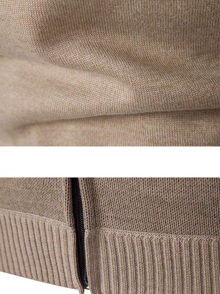 Herre Blazer Jakke Urban Casual Med Lynlås 6