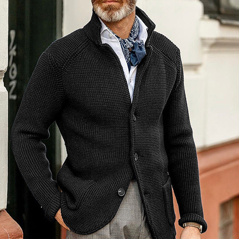 Herre Cardigan i Tidløst Design 5