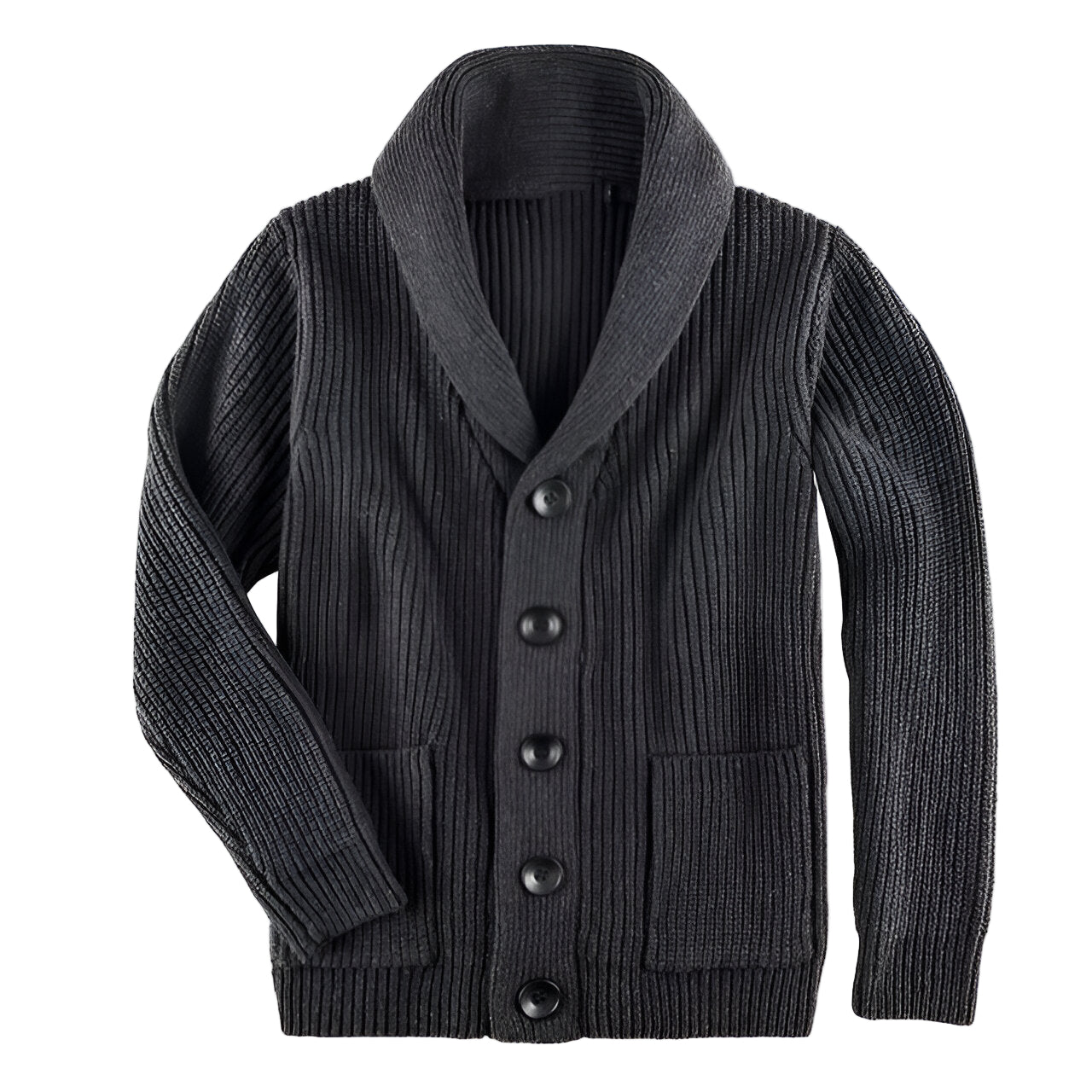 Herre Cardigan med Knapper 0