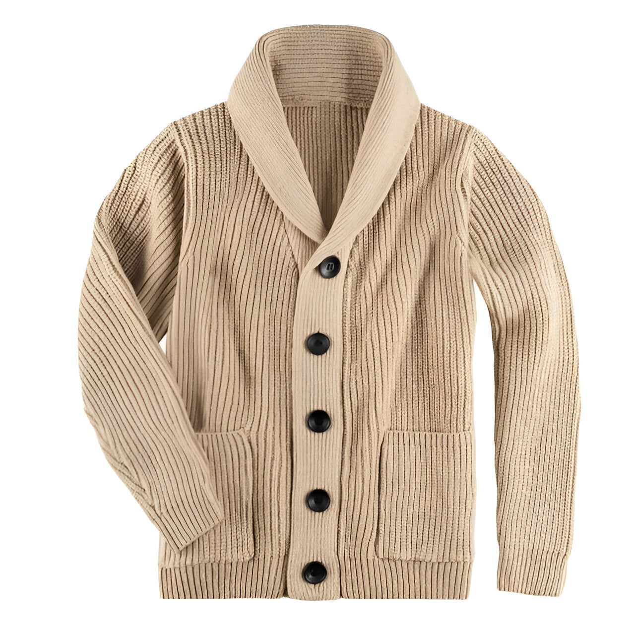 Herre Cardigan med Knapper 1