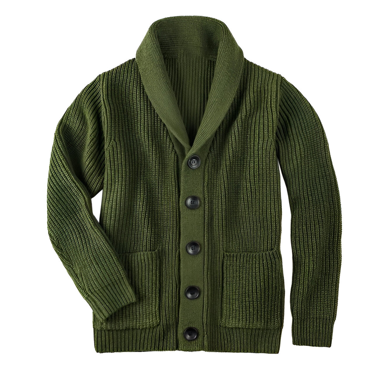 Herre Cardigan med Knapper 2