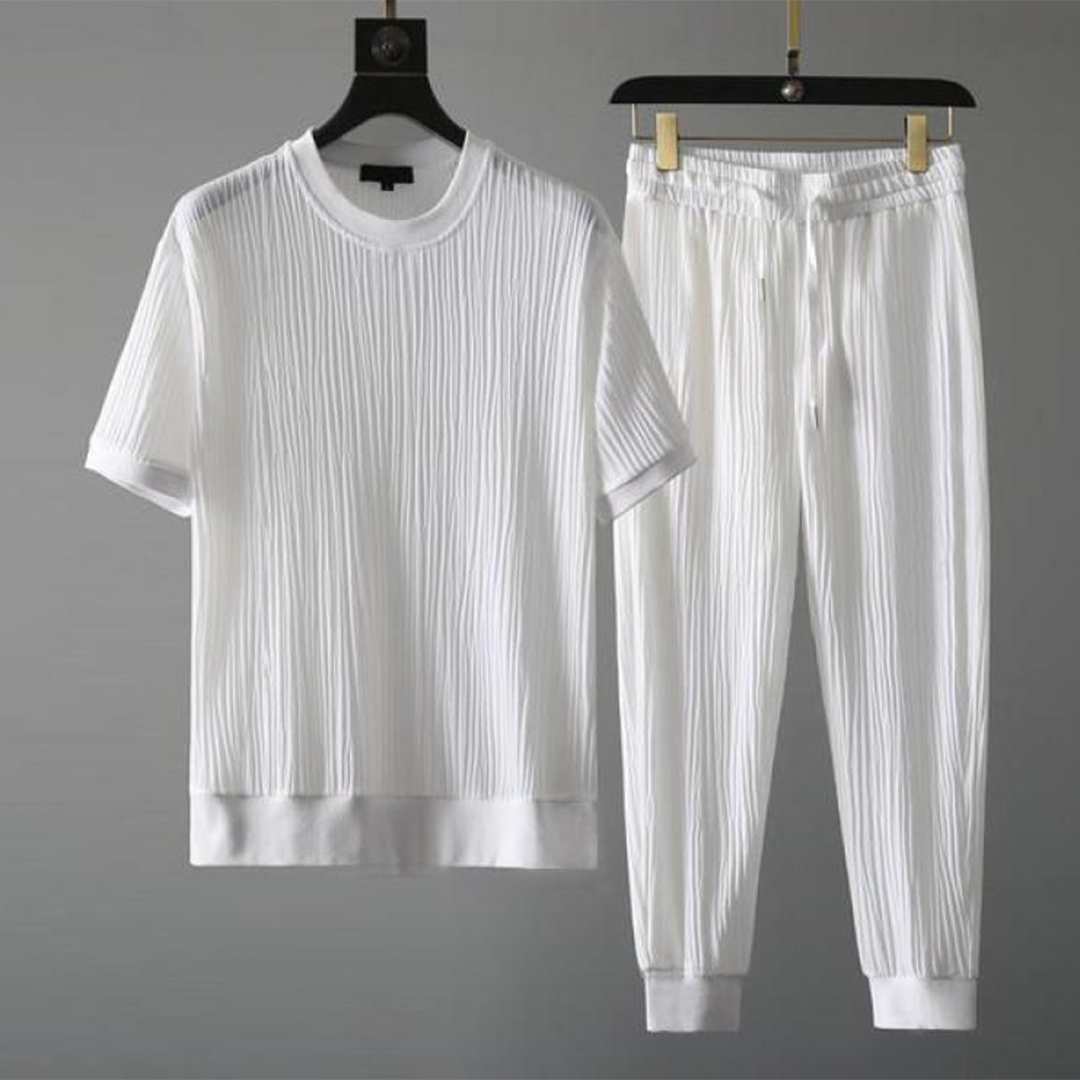 Herre Casual Sæt Trendy O-hals 2