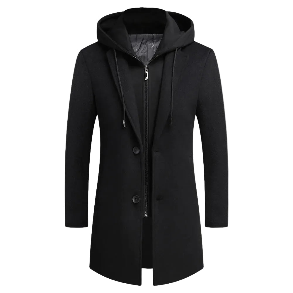 Herre Chill Frakke med Hætte 0