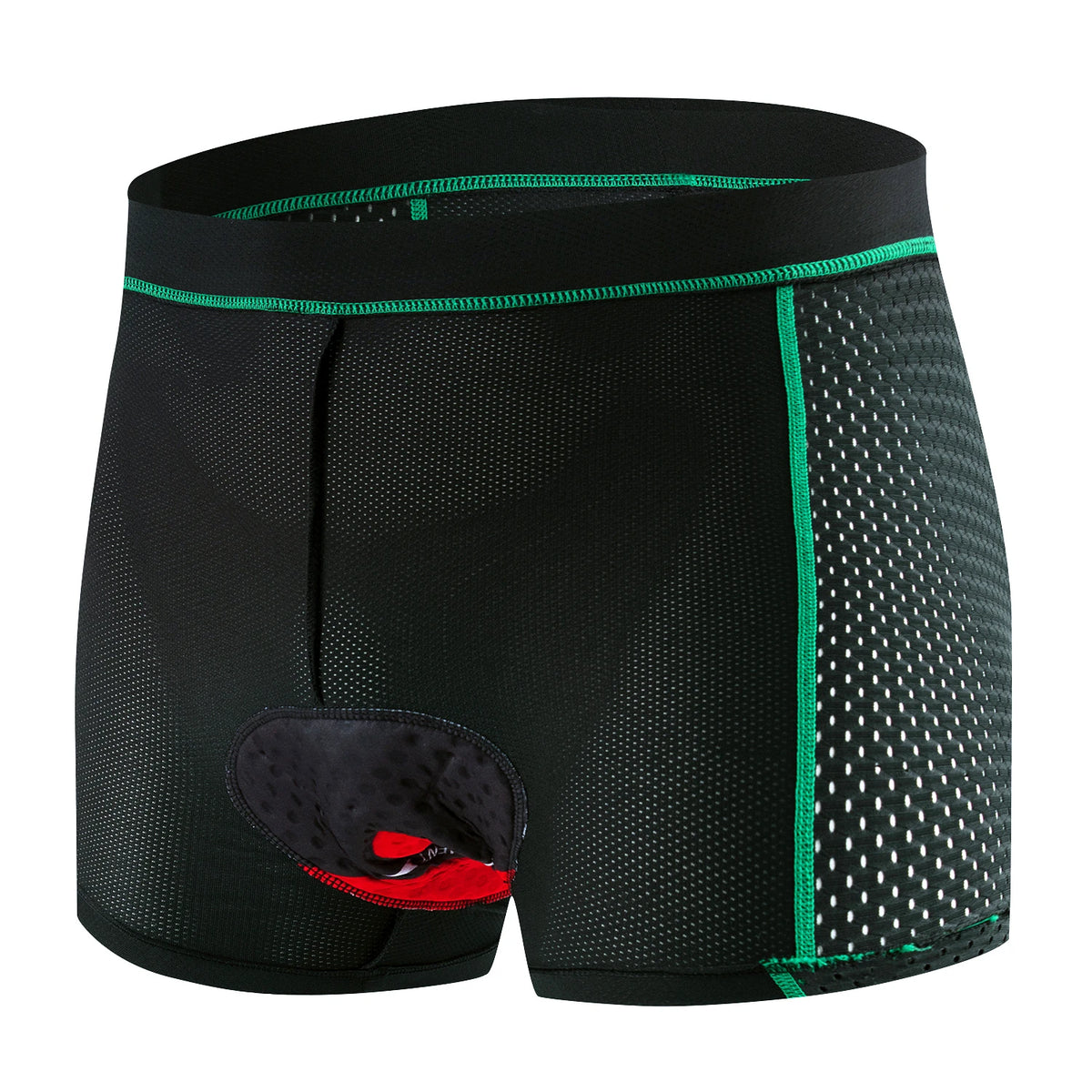 Herre Cykelshorts Åndbar Mesh Med 5D Polstring 1