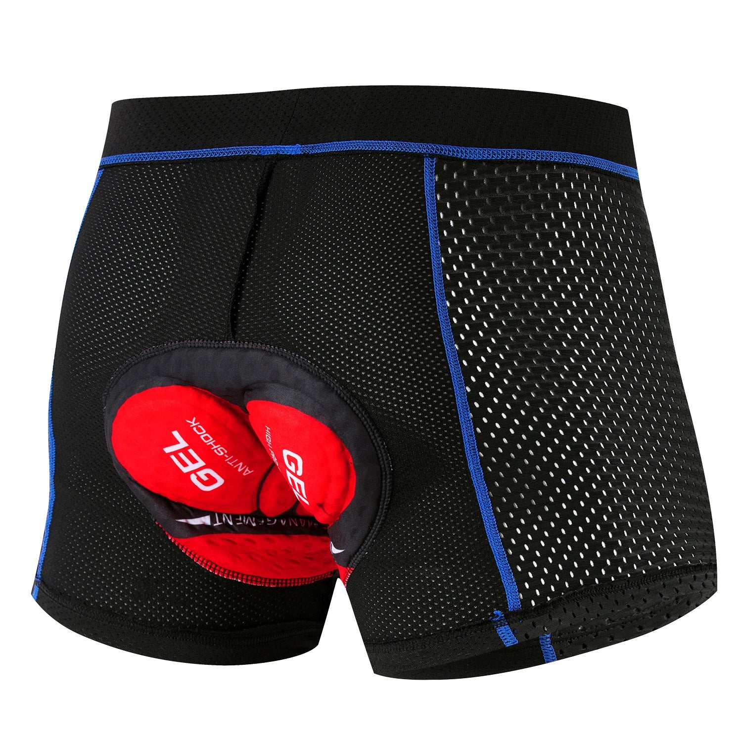 Herre Cykelshorts Åndbar Mesh Med 5D Polstring 6
