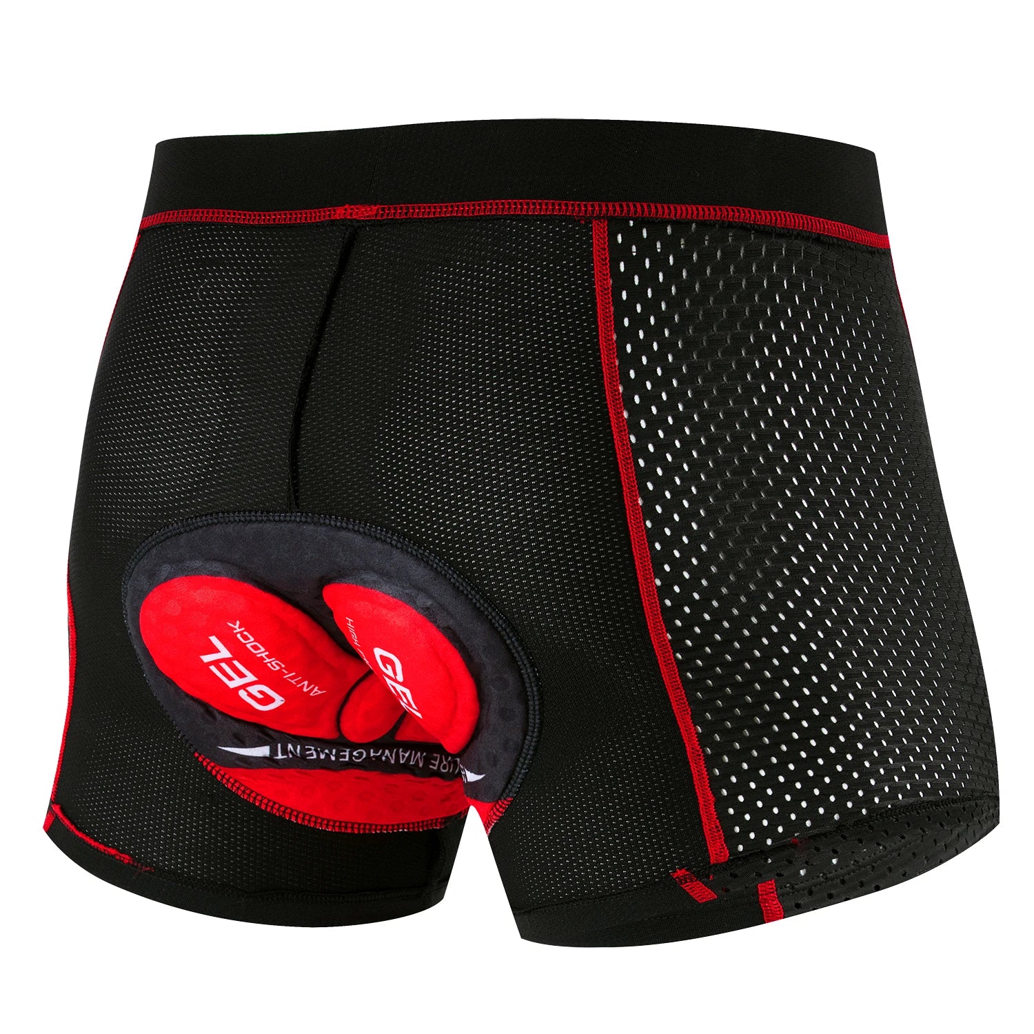 Herre Cykelshorts Åndbar Mesh Med 5D Polstring 7