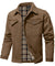 Herre Denim Jakke Flannel Foring 8