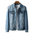 Herre Denim Jakke Skræddersyet Komfort 0