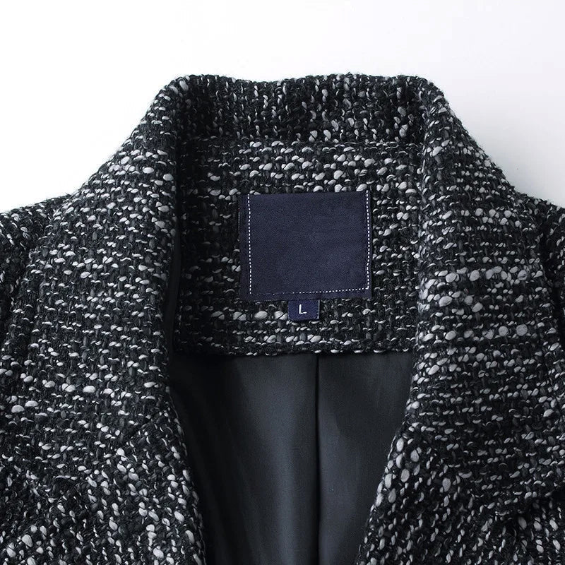 Herre Frakke Tre-Knaps Lukning Klassisk Design 4