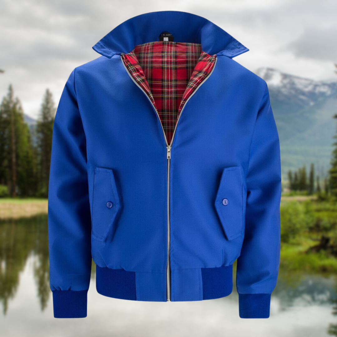 Herre Harrington-Jacke med Klassisk Design 10
