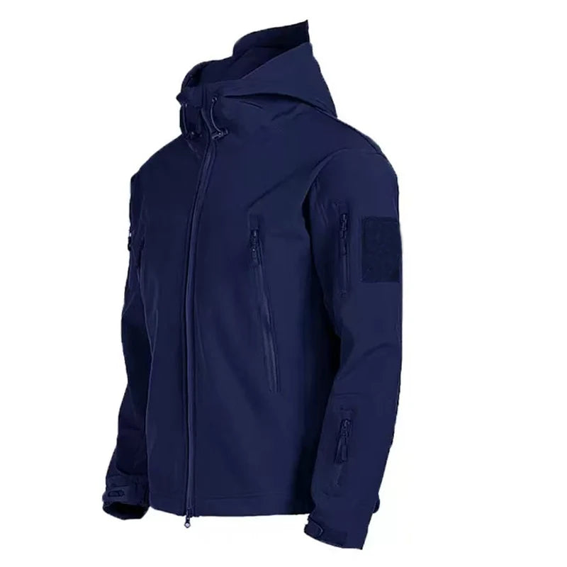 Herre Jakke Softshell Fleece Til Udendørs Aktiviteter 10