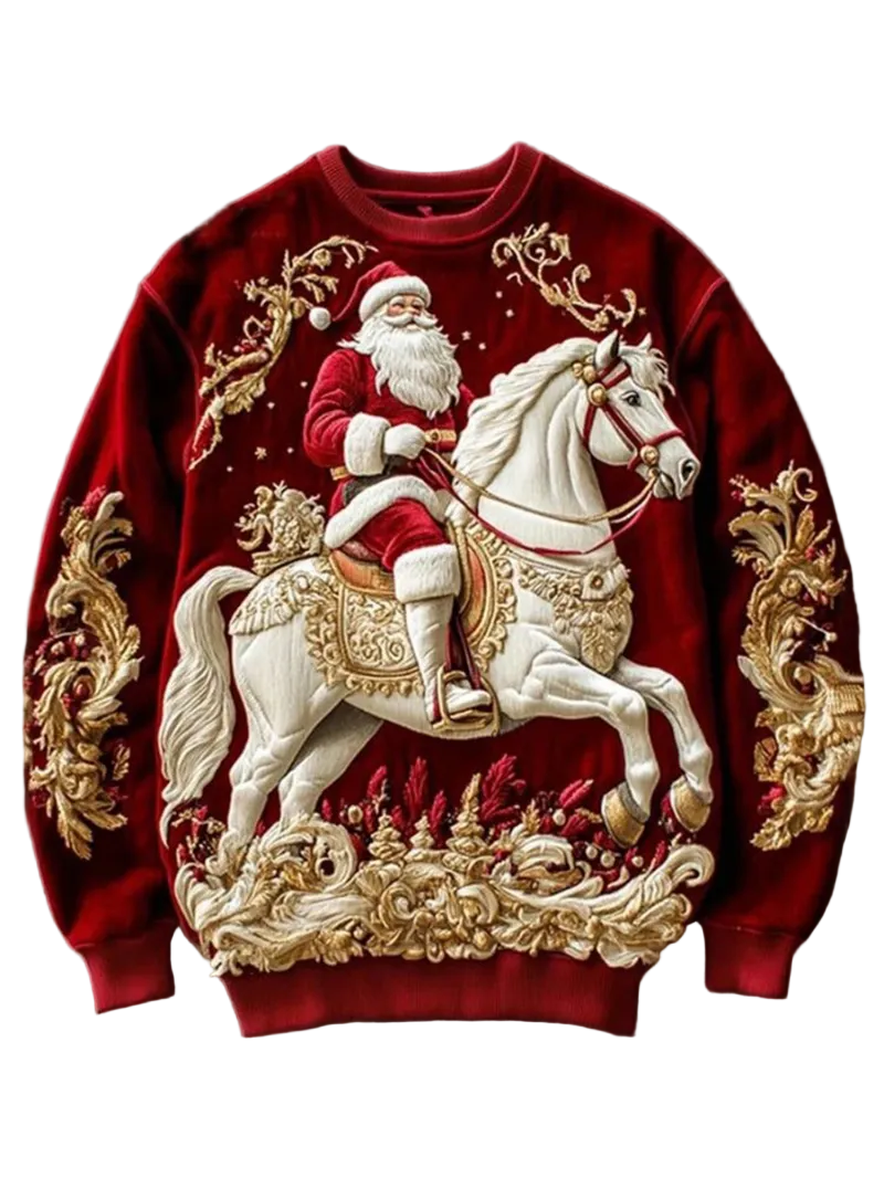 Herre Julesweater med Festligt Design 0