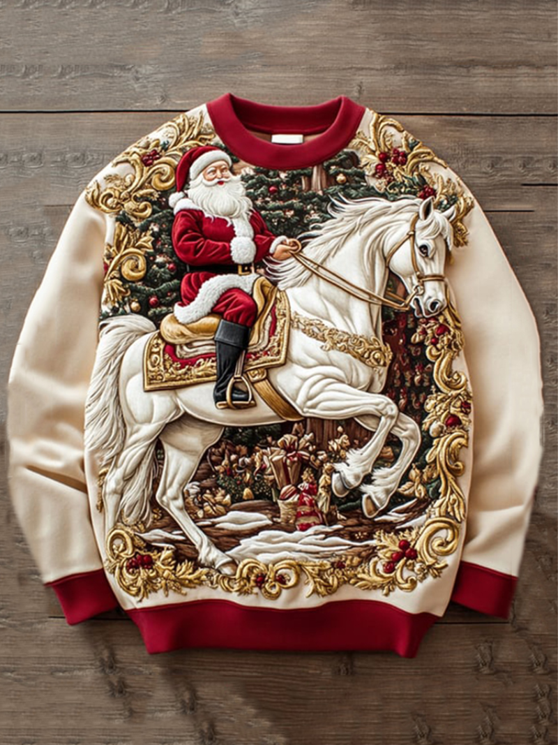 Herre Julesweater med Festligt Design 1