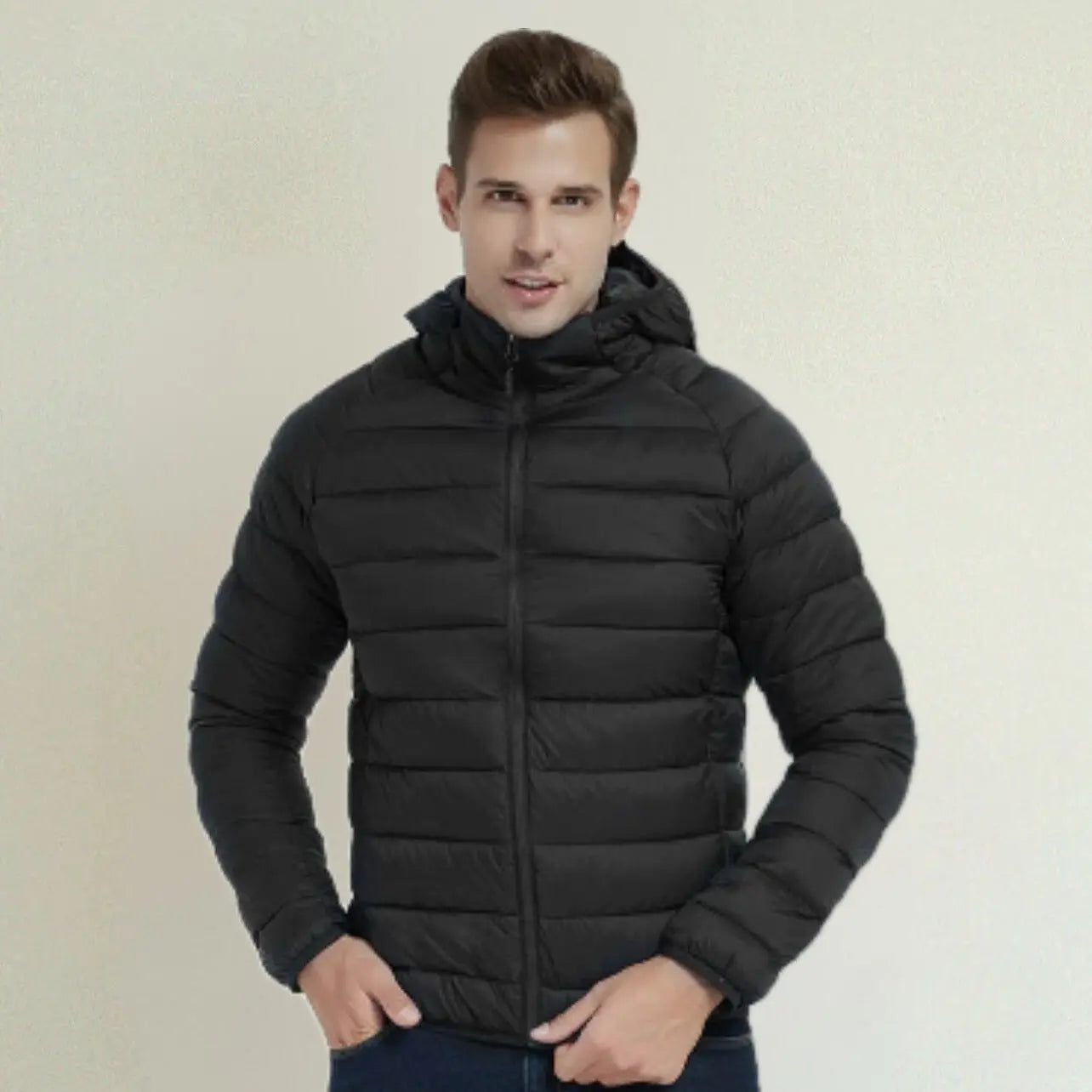 Herre Klassisk Jakke Sofistikeret Stil 3