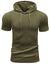 Herre Kortærmet Hoodie Moderne Design Polyester 1