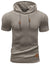 Herre Kortærmet Hoodie Moderne Design Polyester 6