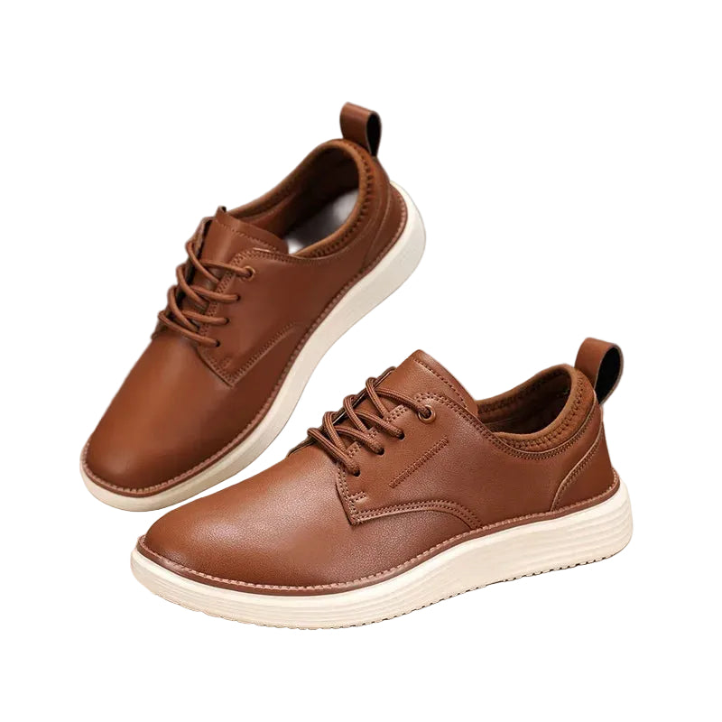 Herre Lædersko med Stødabsorberende Sål 0