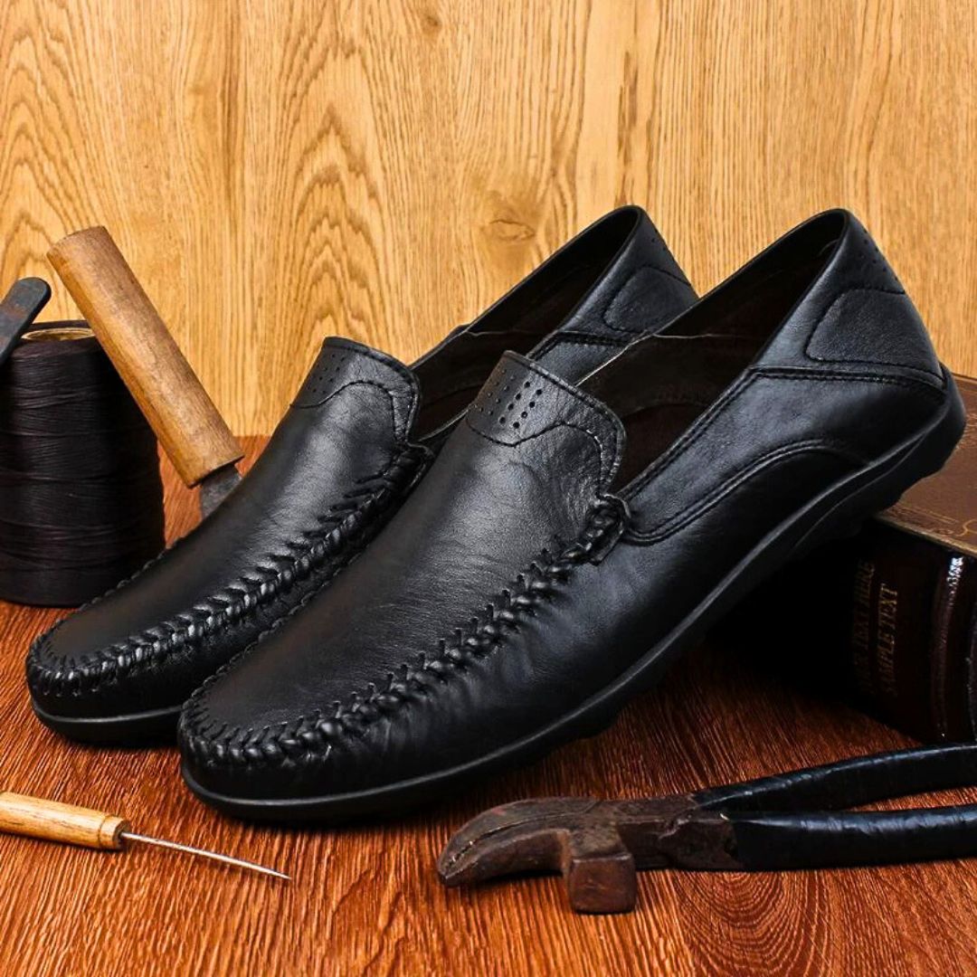 Herre Loafers Letvægts Læder Elegant Design til Mænd 3