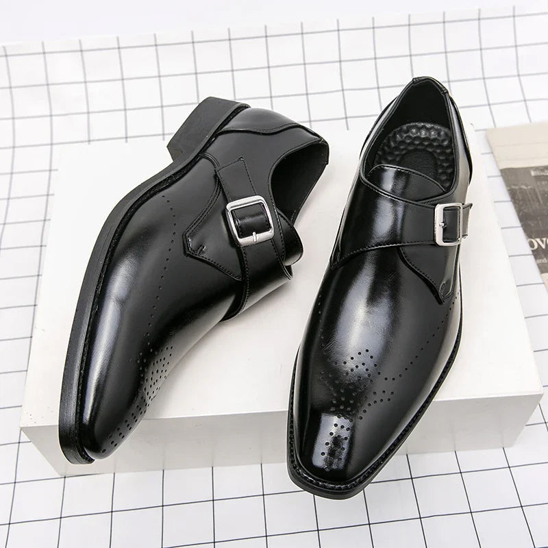 Herre Monk Strap Dress Sko Klassisk Design 1