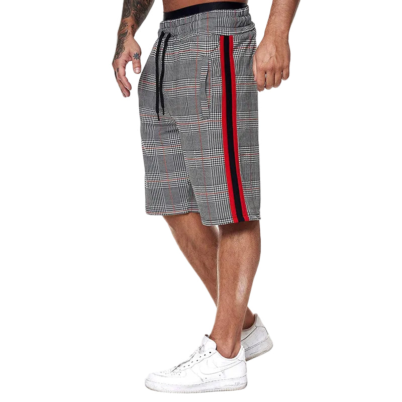 Herre Plaid Shorts Casual 0