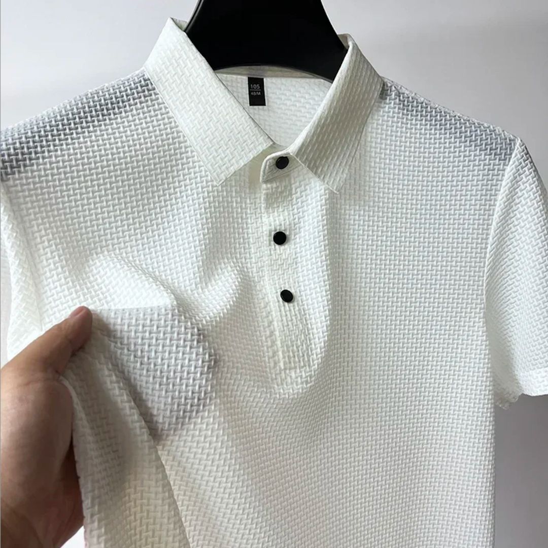Herre Polo Shirt Letvægts Åndbar Klassisk Design 4