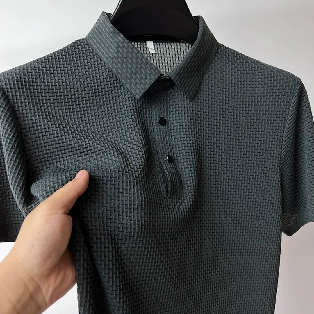 Herre Polo Shirt Letvægts Åndbar Klassisk Design 9
