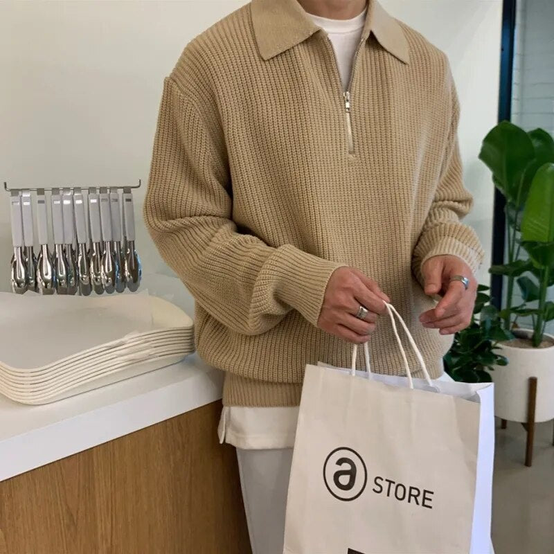 Herre Polo med Glidelås i Kashmir 1