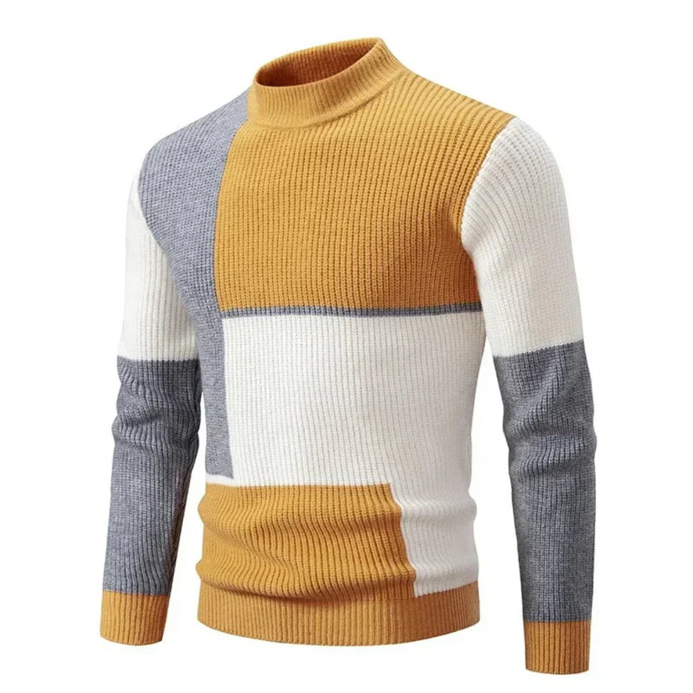 Herre Pullover Farveblokdesign Casual 0