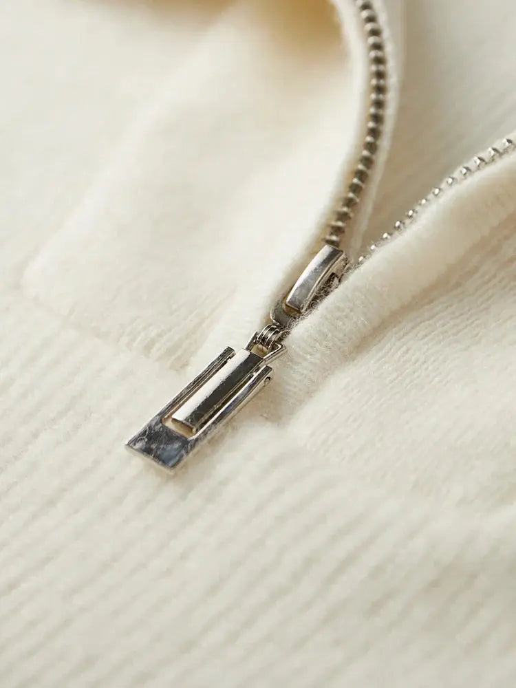 Herre Pullover Halv Lynlås Moderne Stil 4