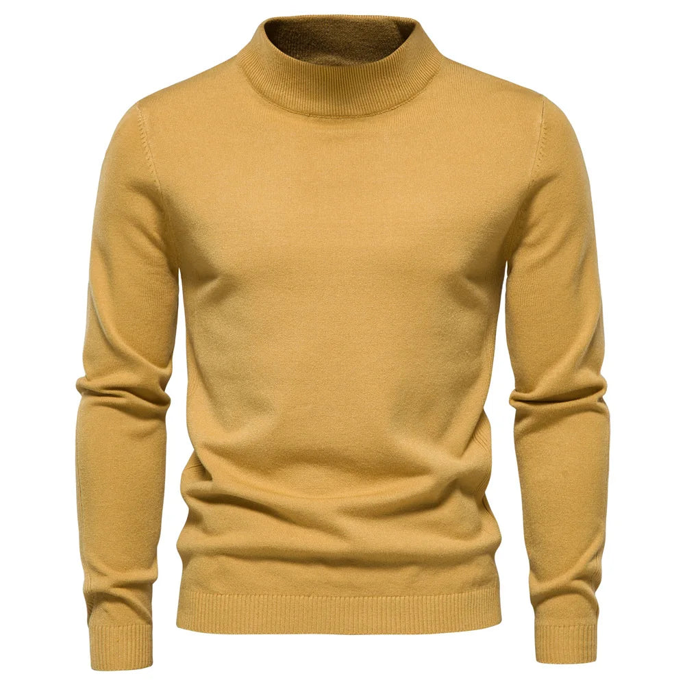 Herre Pullover Rullekrave Tidløs Sweater 8