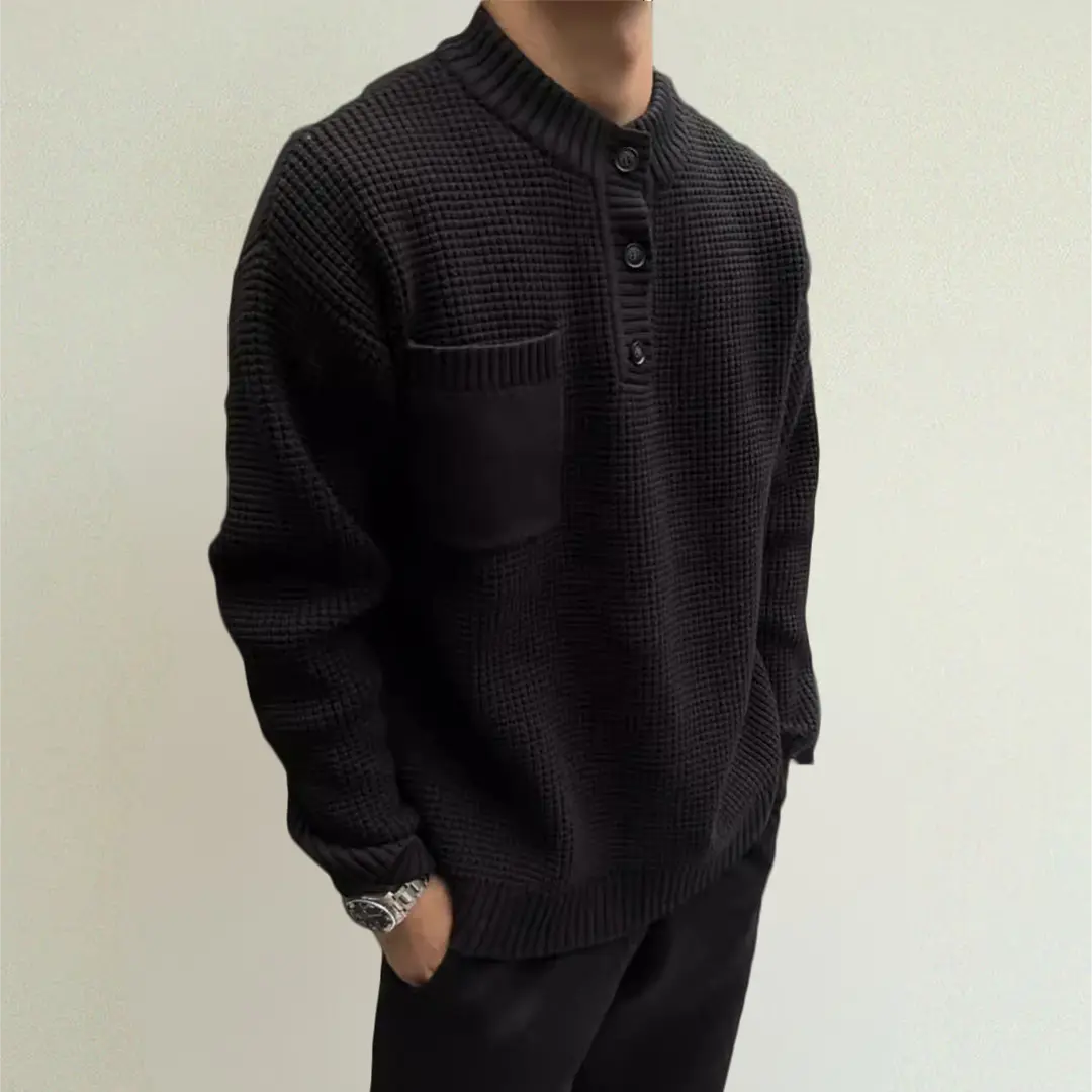 Herre Pullover Sweater Klassisk Stil Komfortabel 2