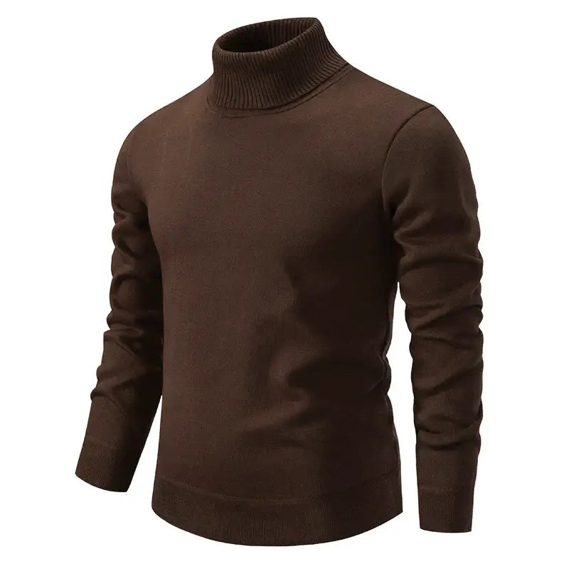 Herre Pullover Turtleneck Striktrøje Klassisk Stil 5