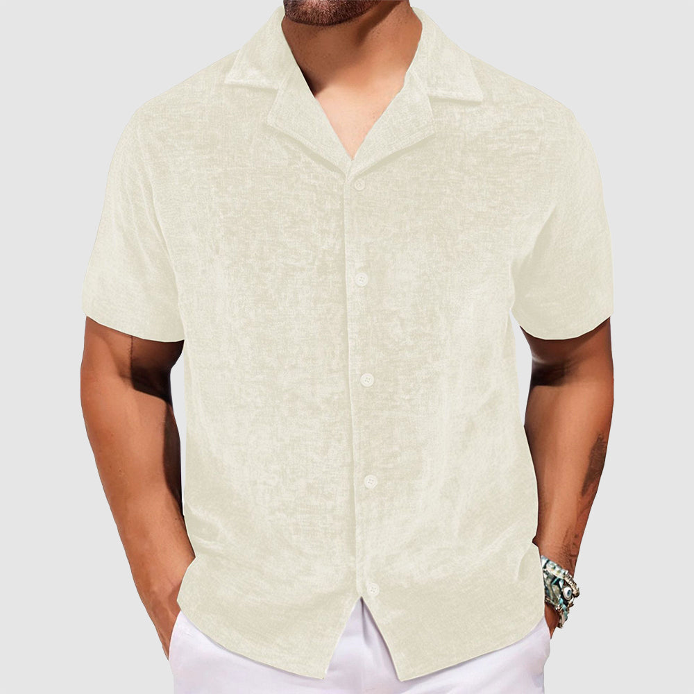 Herre Retro Skjorte med Fløjl Design 2