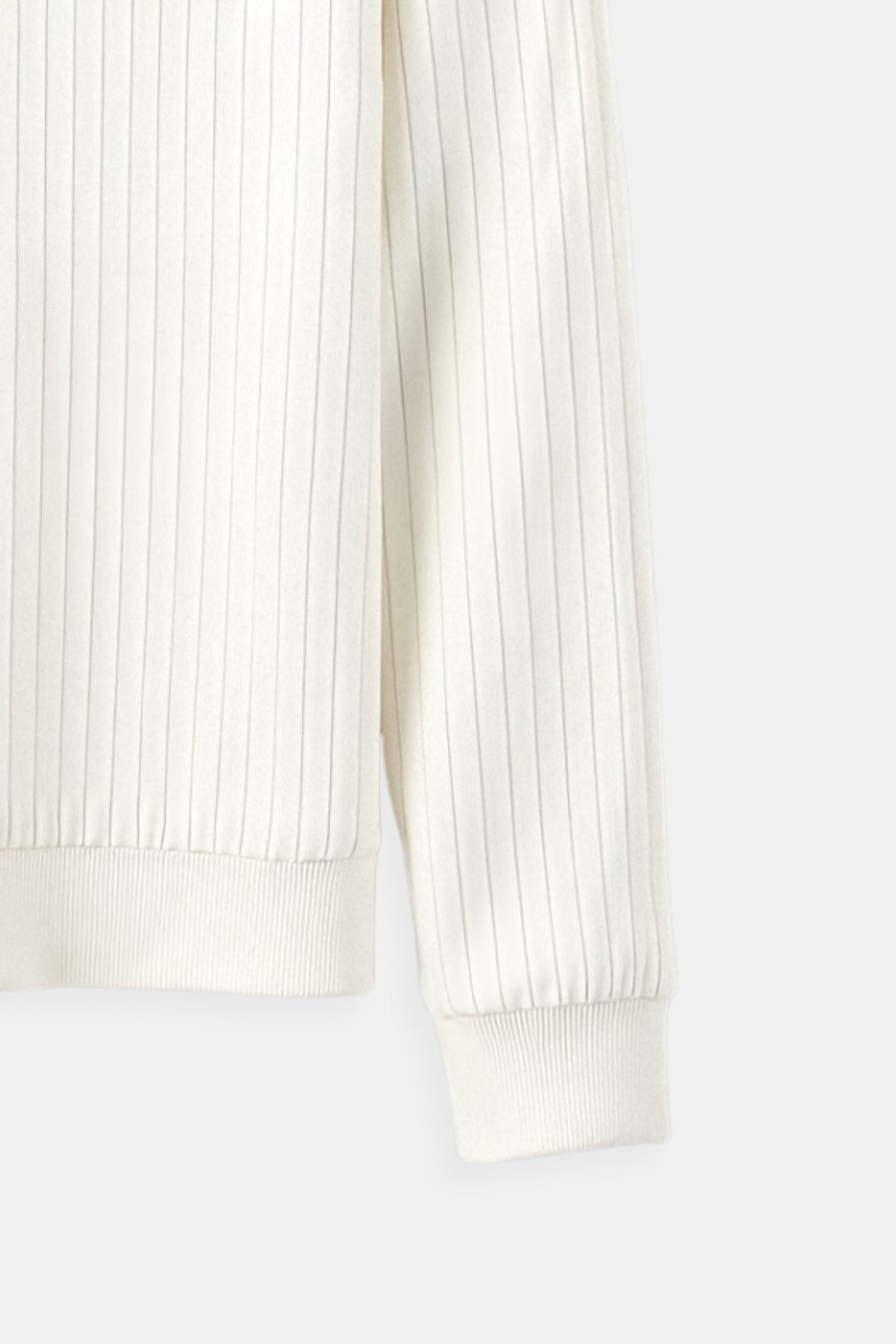 Herre Ribbet Strikket Sweater 3