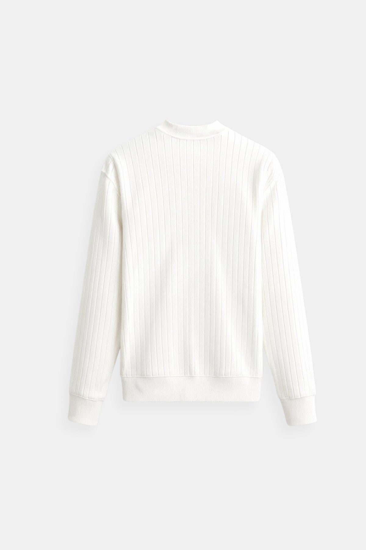 Herre Ribbet Strikket Sweater 7