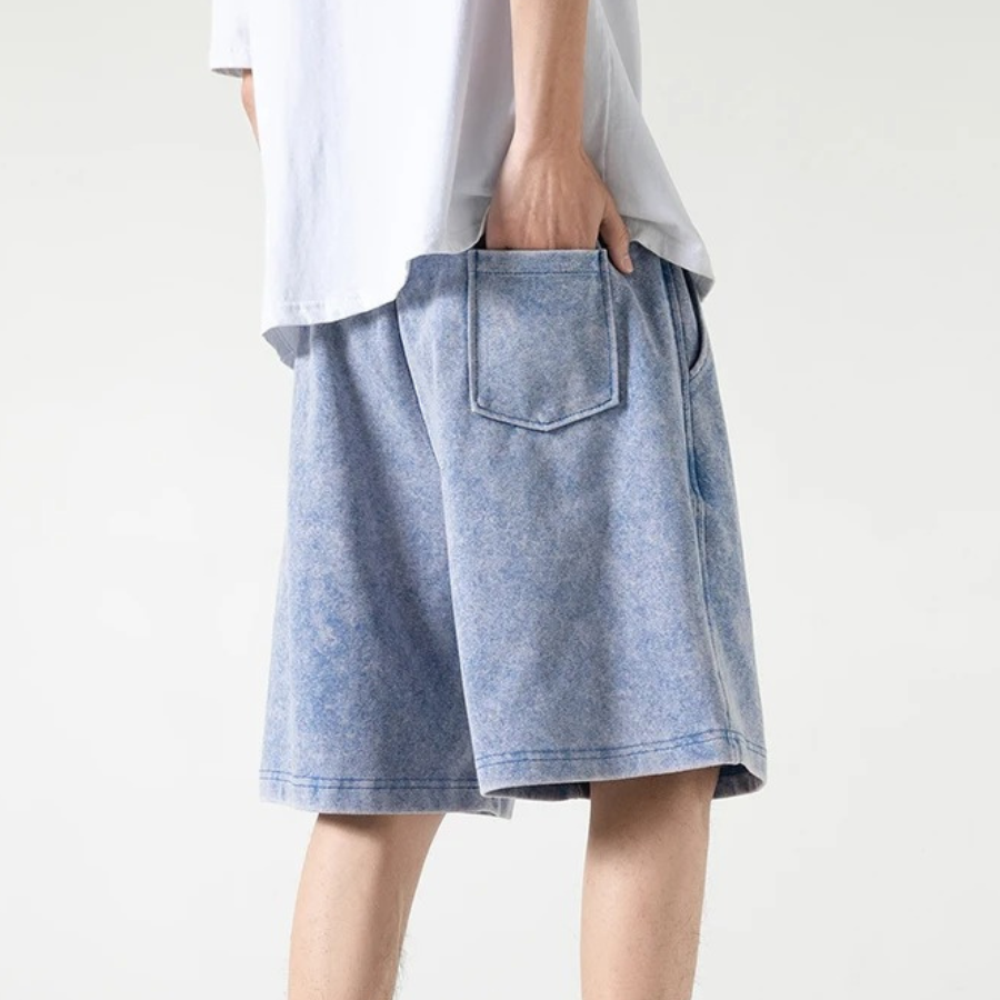 Herre Shorts Med Snøre Design i 100% Bomuld 1