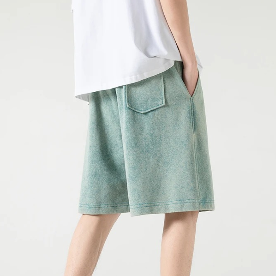 Herre Shorts Med Snøre Design i 100% Bomuld 3