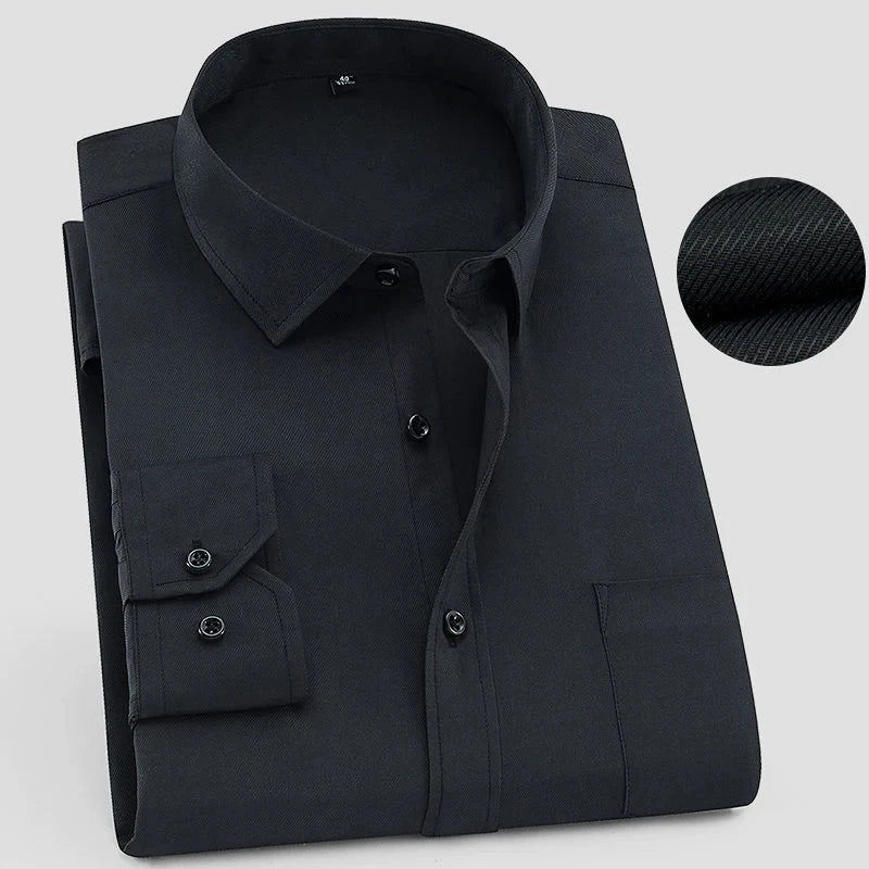 Herre Skjorte Langærmet Klassisk Design 2