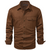 Herre Skjortejakke Dual-tone 100% Bomuld 5