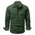 Herre Skjortejakke Dual-tone 100% Bomuld 6