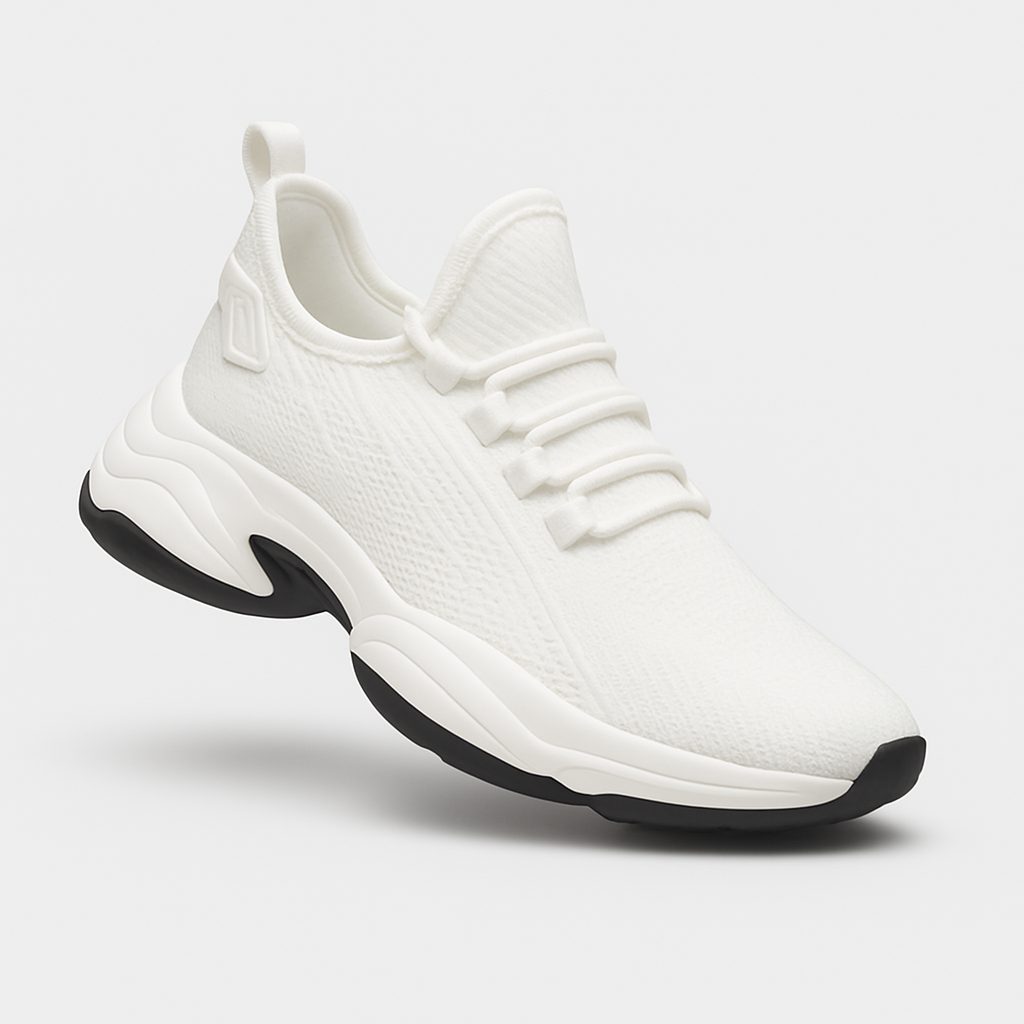 Herre Sneakers med Skjult Hælhøjde - Elegant og Minimalistisk 0