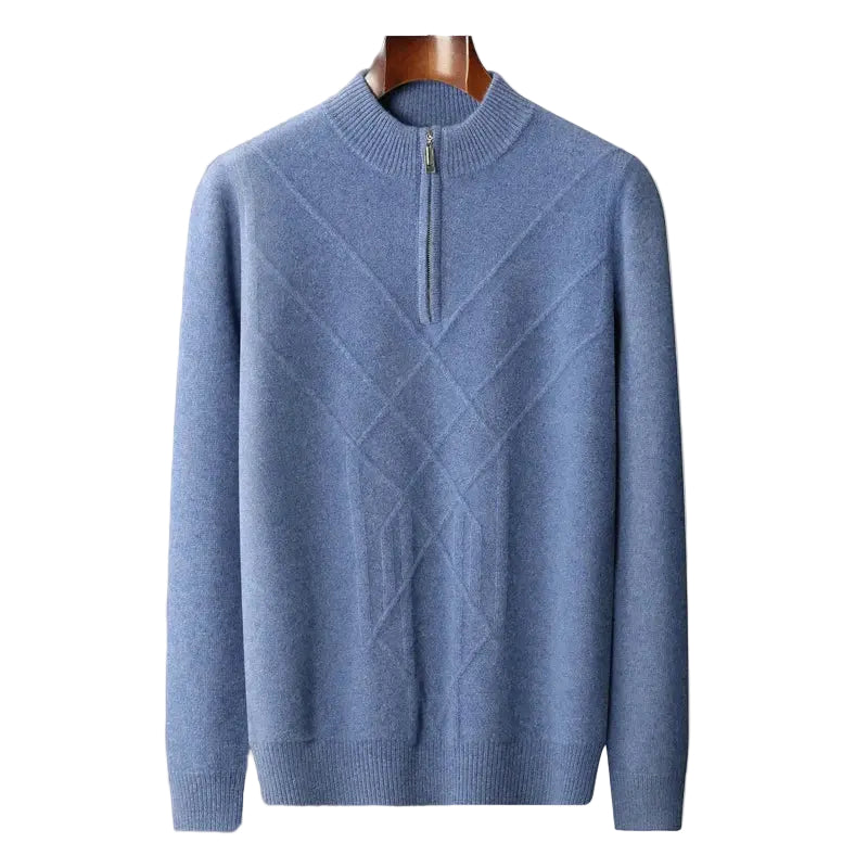 Herre Striktrøje Struktureret Casual Stil 3