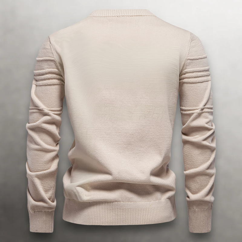 Herre Sweater med Teksturmønster 5