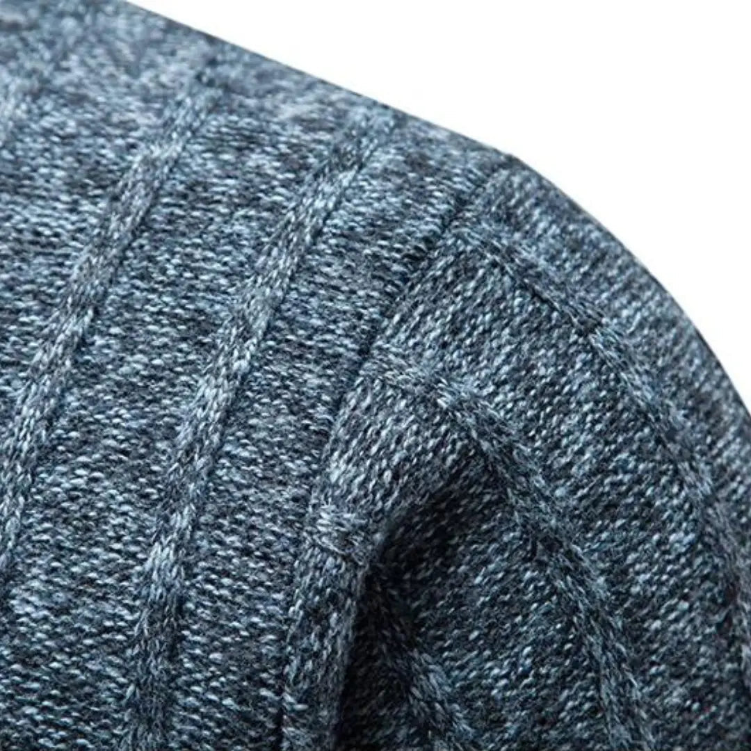 Herre T Shirt Casual Med Lynlås Og Ribben Detaljer 3