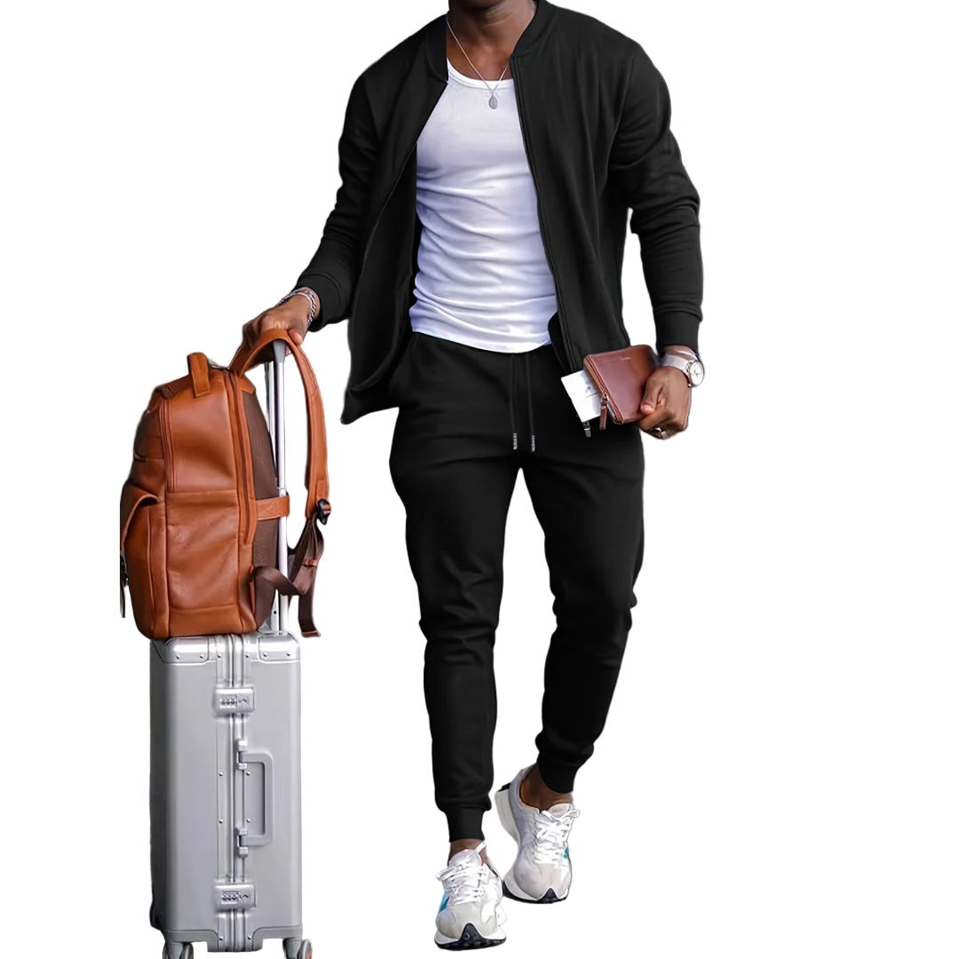 Herre To-delt Sæt Casual Komfort 0