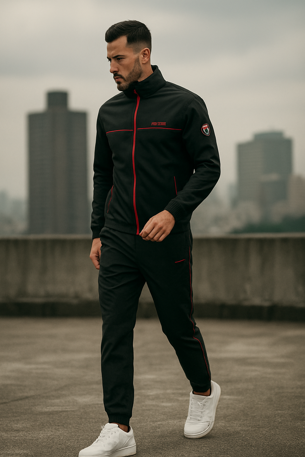 Herre Træningssæt Sporty Design Blødt Materiale 2