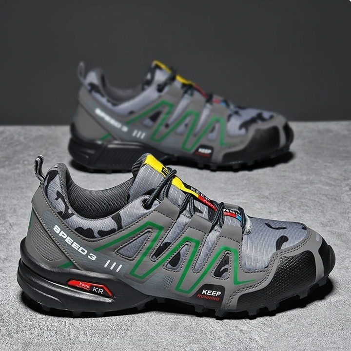 Herre Trekking Sko Komfortabel Design Åndbart Stof 7