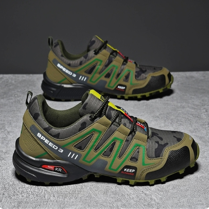 Herre Trekking Sko Komfortabel Design Åndbart Stof 8